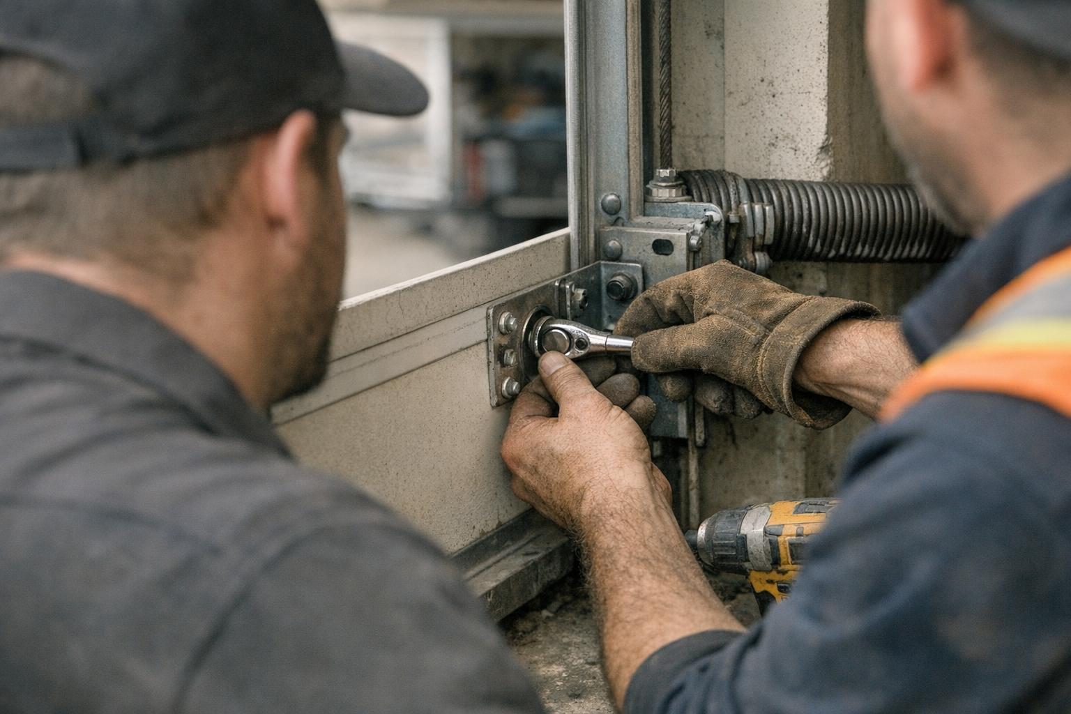Garage Door Cables in Garage Door: Garage Door Cables are steel wire ropes that work with springs to — visual guide