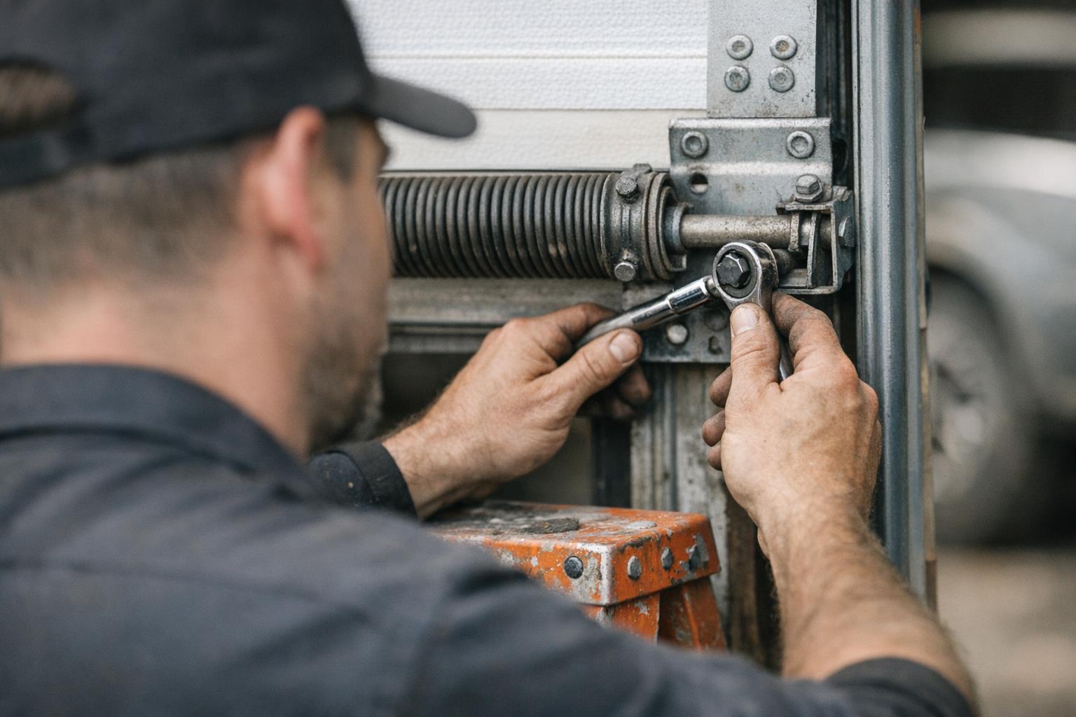 How Garage Door Hardware applies to Garage Door services in St. Albert, Canada — practical illustration