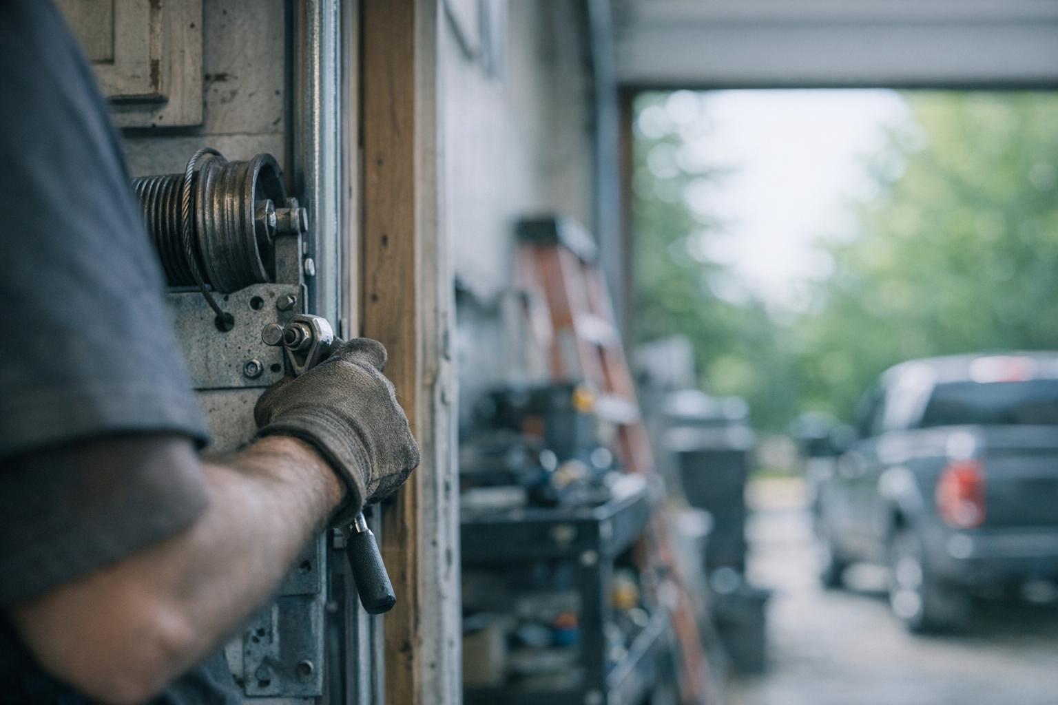 Garage Door Insulation in Garage Door: Garage Door Insulation is a layer of material, typically polyurethane or polystyrene — visual guide