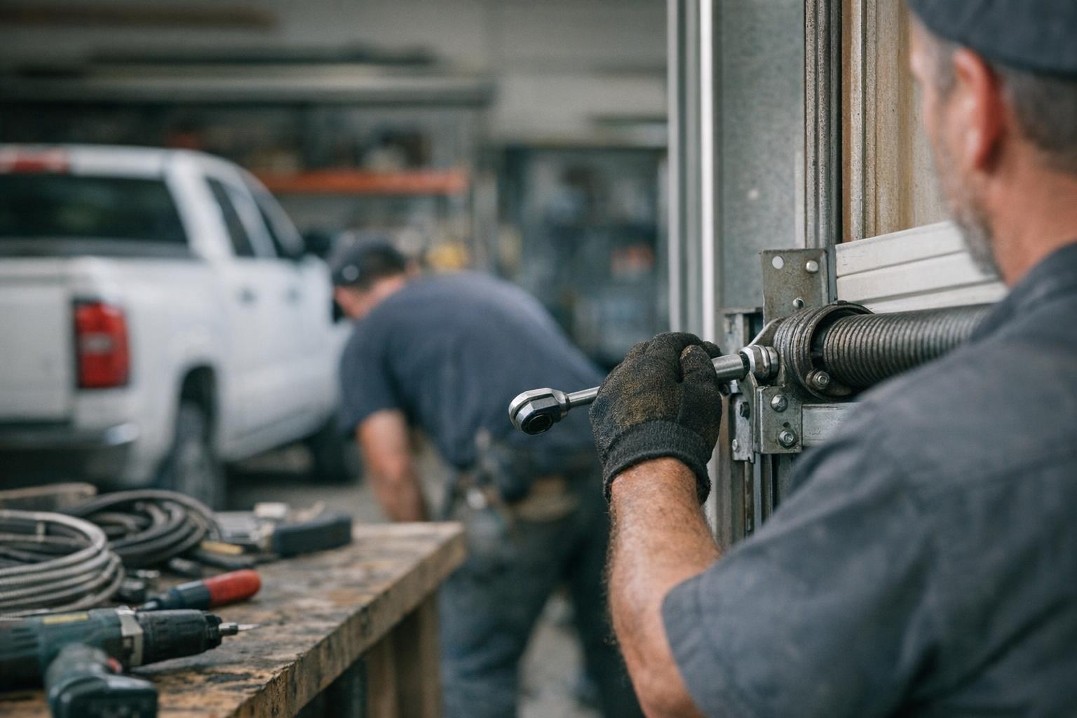 Garage Door Keypad in Garage Door: Garage Door Keypad is a wall-mounted electronic device that opens and closes — visual guide
