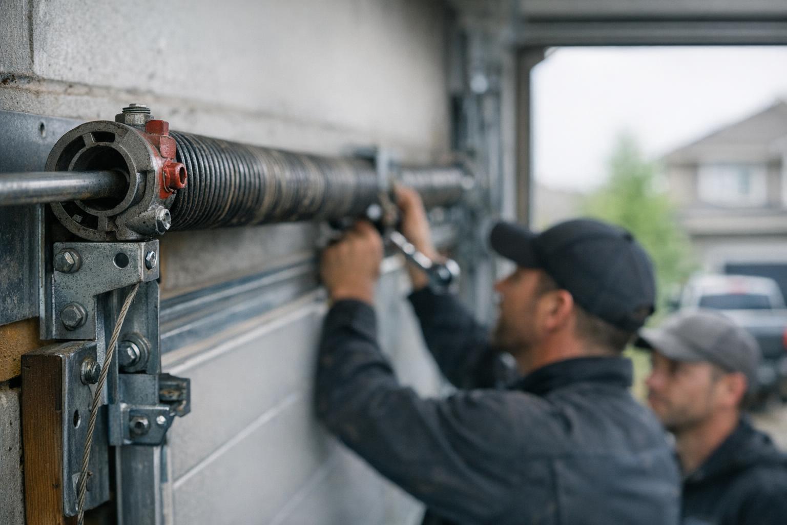 Garage Door Maintenance in Garage Door: Garage Door Maintenance is the regular inspection, cleaning, and adjustment of garage — visual guide