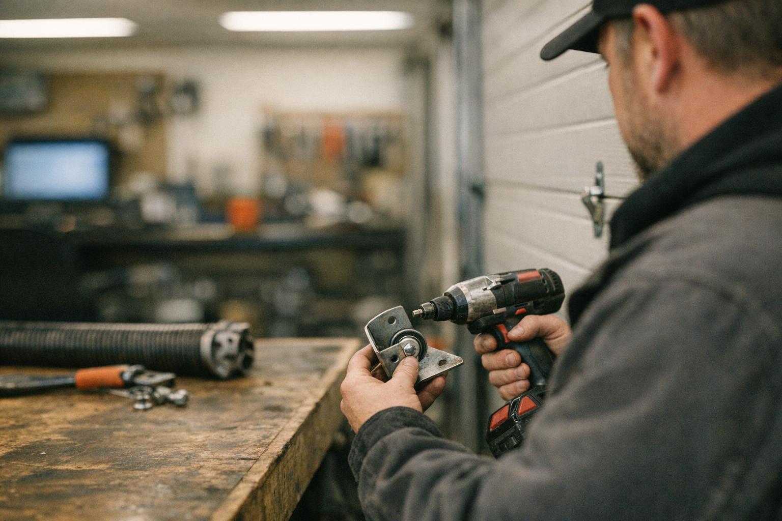 Garage Door Rollers in Garage Door: Garage Door Rollers are wheeled components attached to the sides of a — visual guide