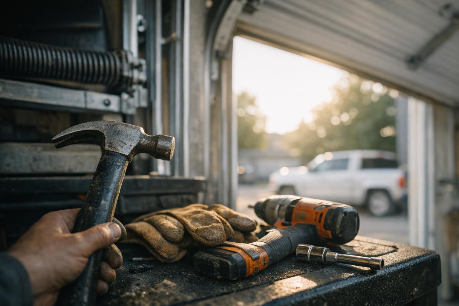 Garage Door Springs in Garage Door: Garage Door Springs are metal coils that store and release energy to — visual guide