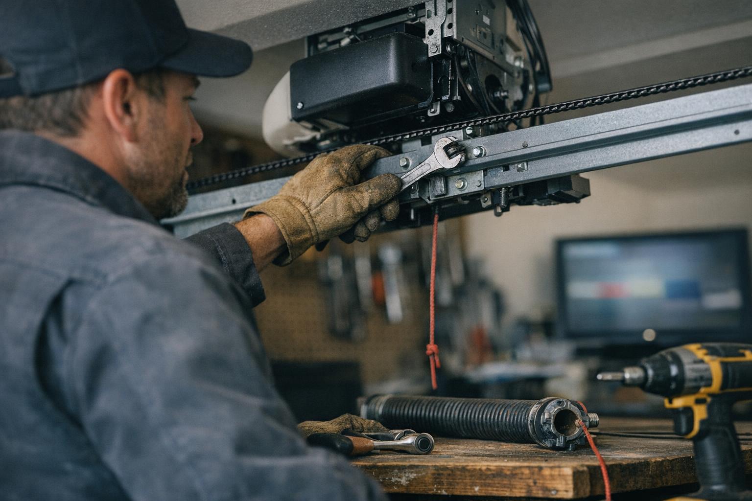 Garage Door Weather Seal in Garage Door: Garage Door Weather Seal is a rubber or vinyl strip attached to — visual guide