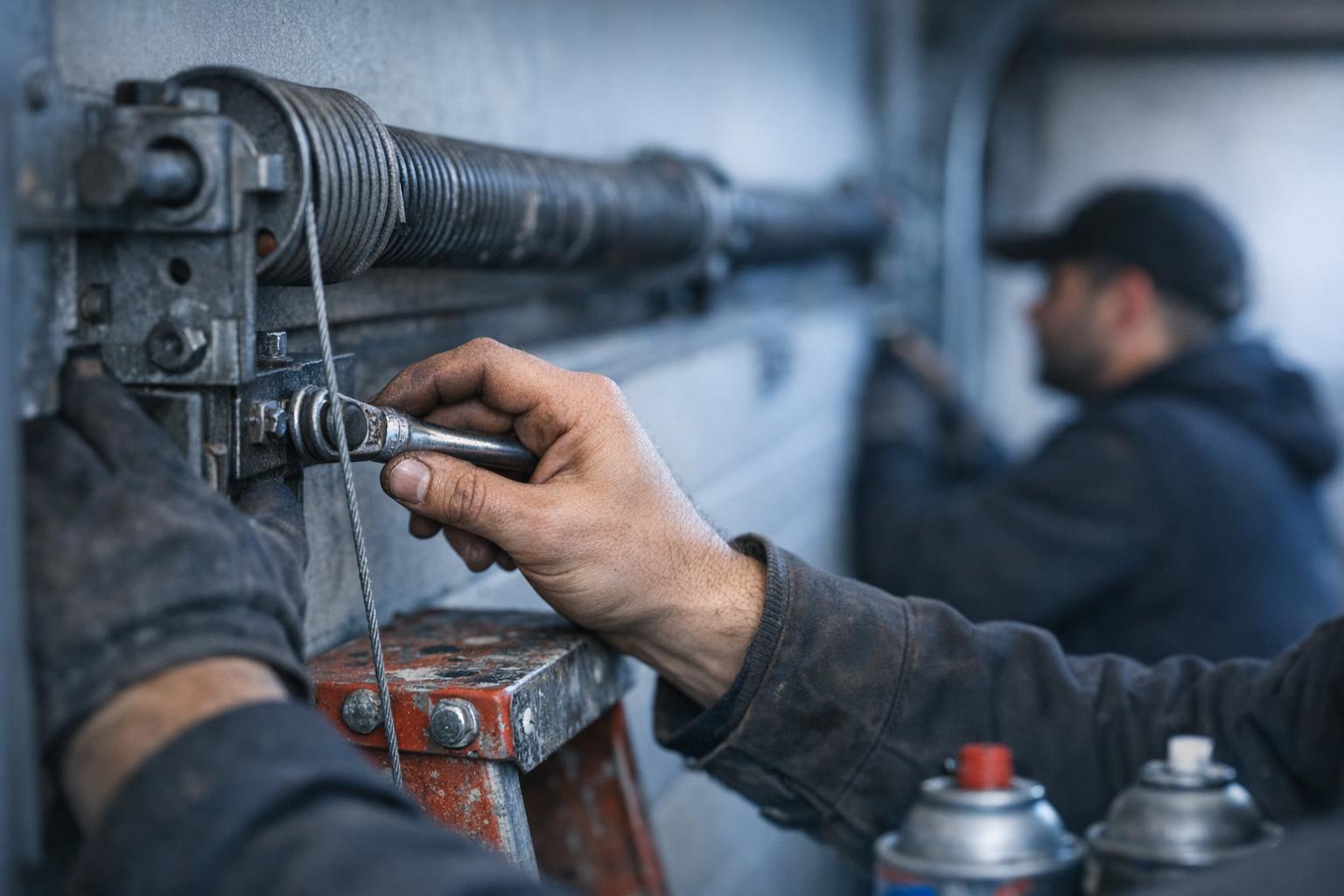 Hardware Replacement in Garage Door: Hardware Replacement is the process of removing and installing new metal components — visual guide