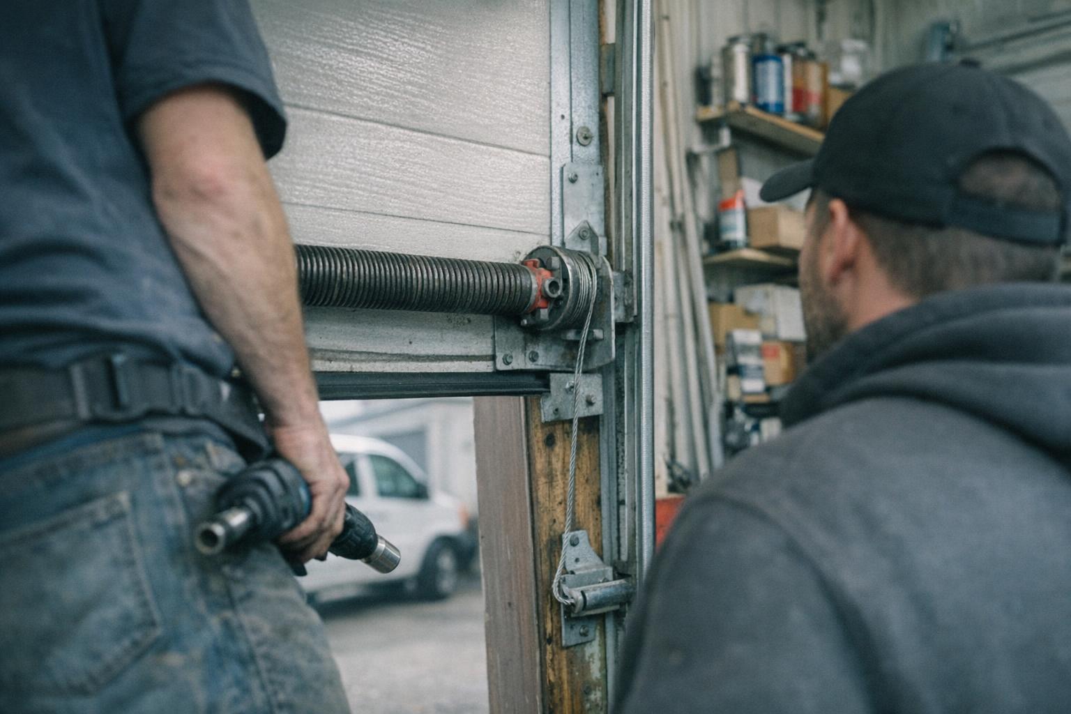 Noise Reduction Upgrade in Garage Door: Noise Reduction Upgrade is a set of improvements made to a garage — visual guide