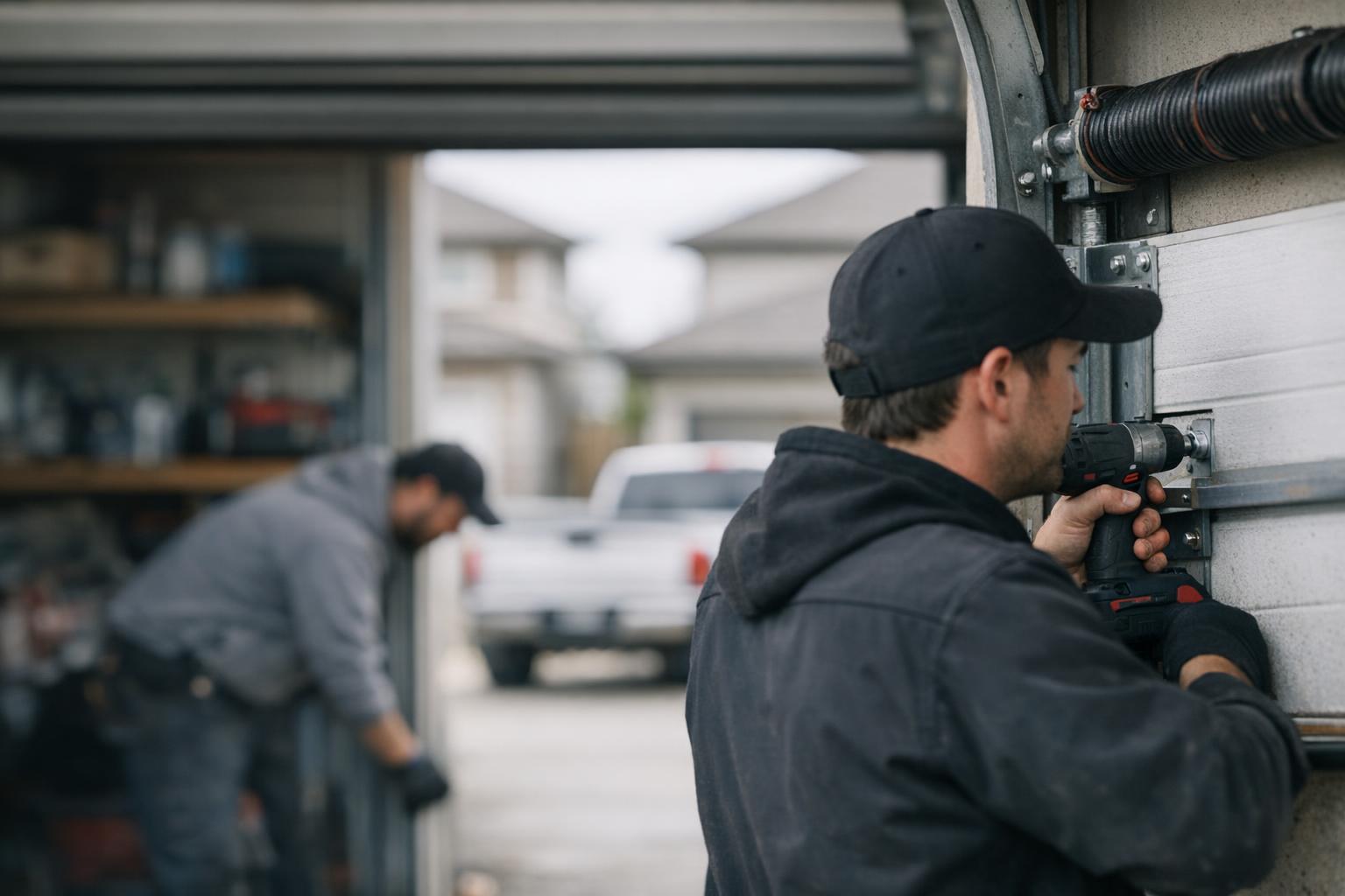 How Noise Reduction Upgrade applies to Garage Door services in St. Albert, Canada — practical illustration