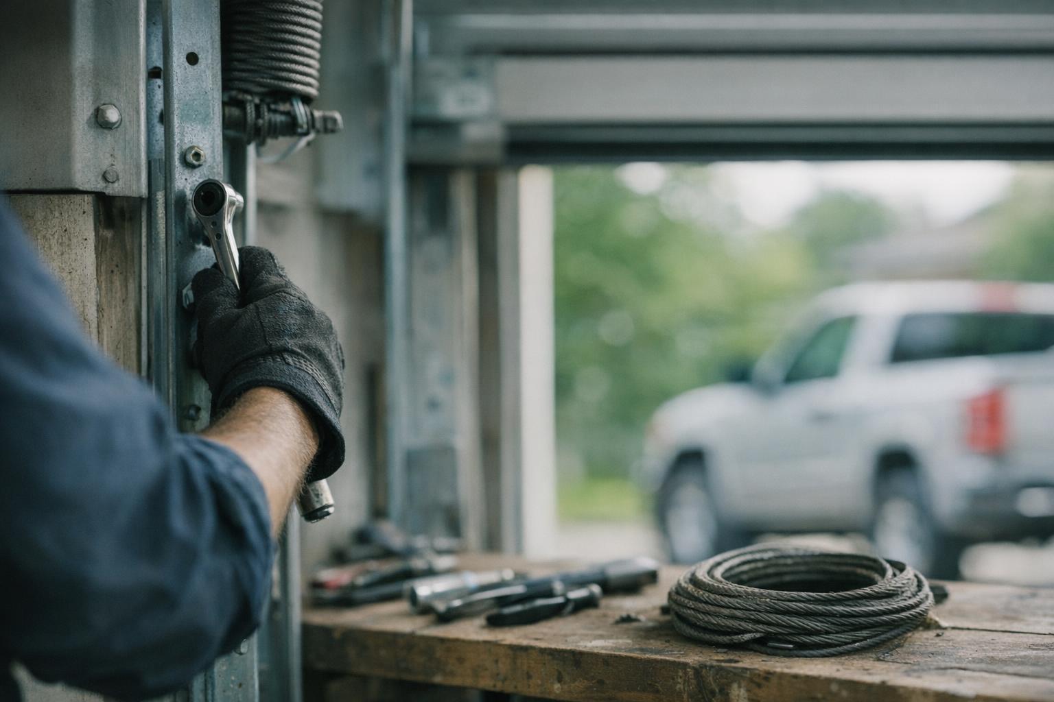 How Safety Inspection applies to Garage Door services in St. Albert, Canada — practical illustration