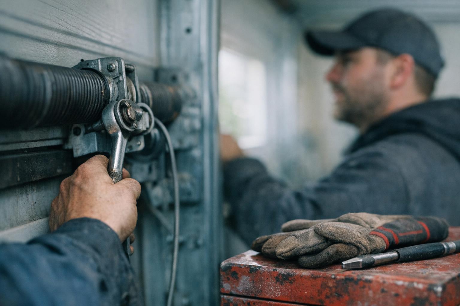 How Spring Replacement applies to Garage Door services in St. Albert, Canada — practical illustration