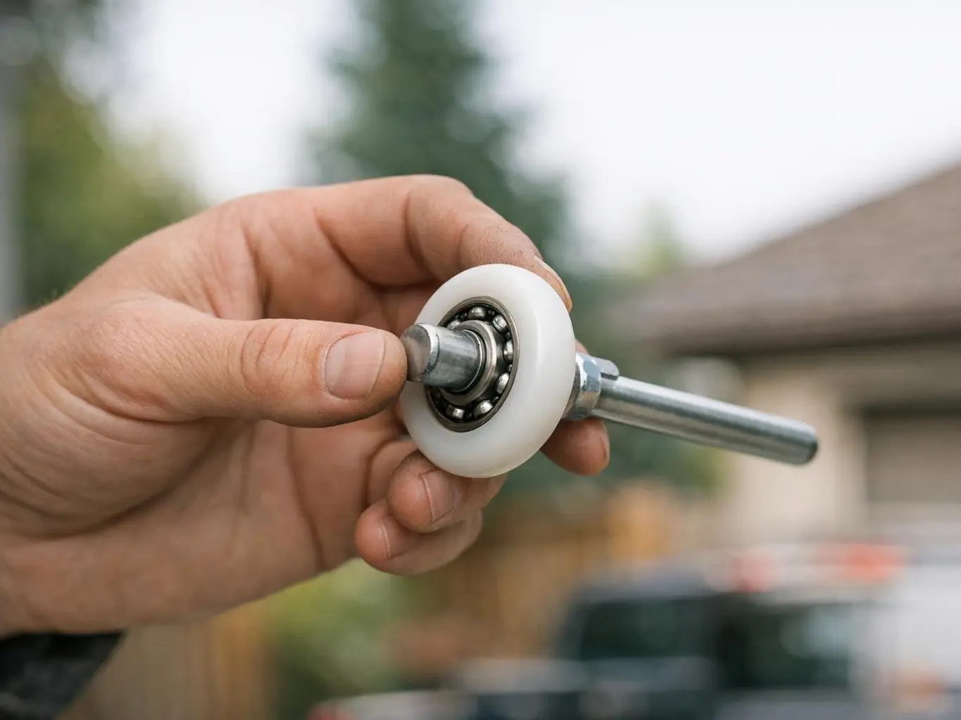 How Hardware Replacement applies to Garage Door services in St. Albert, Canada — practical illustration