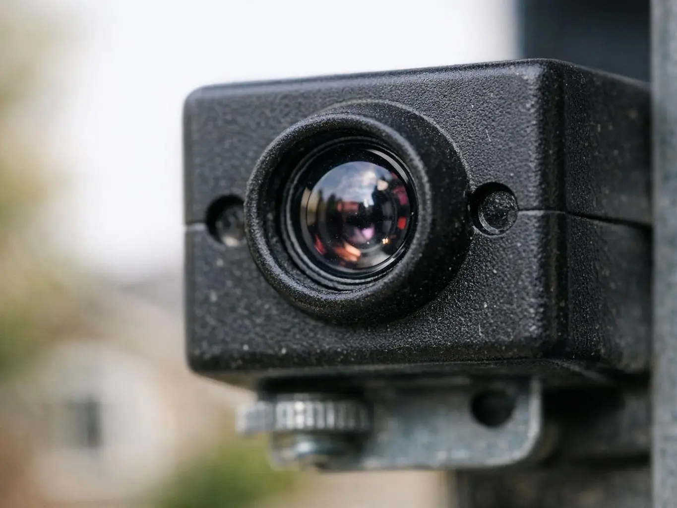 Garage door safety inspection showing sensor alignment on Summerside residence