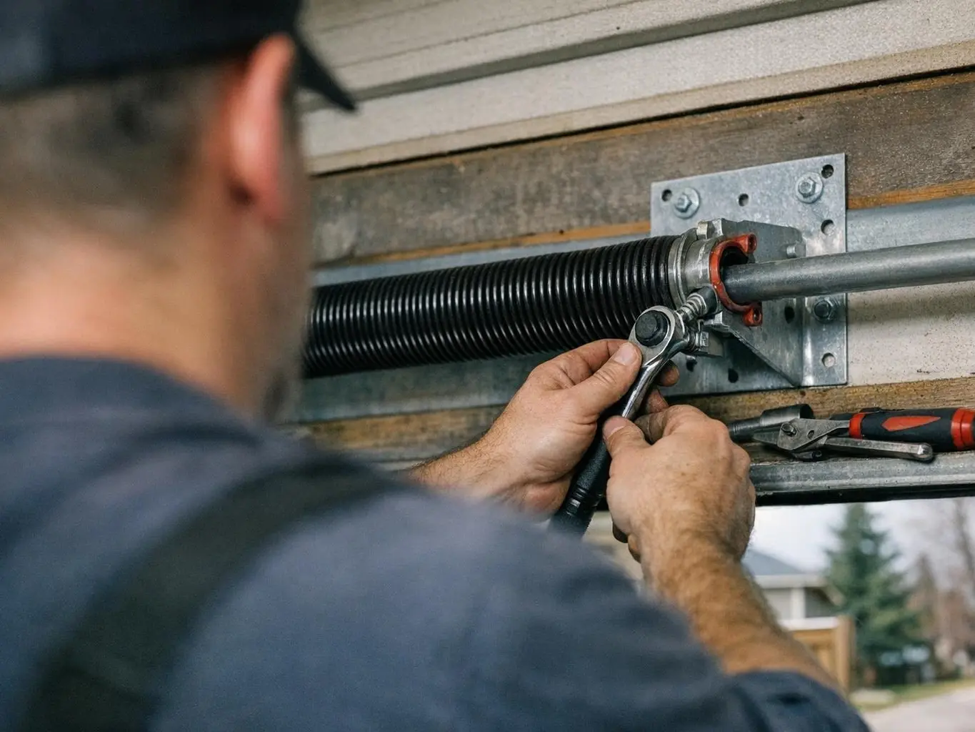 Garage Door Spring Replacement in Stony Plain by StAlbertGaragedoors.ca