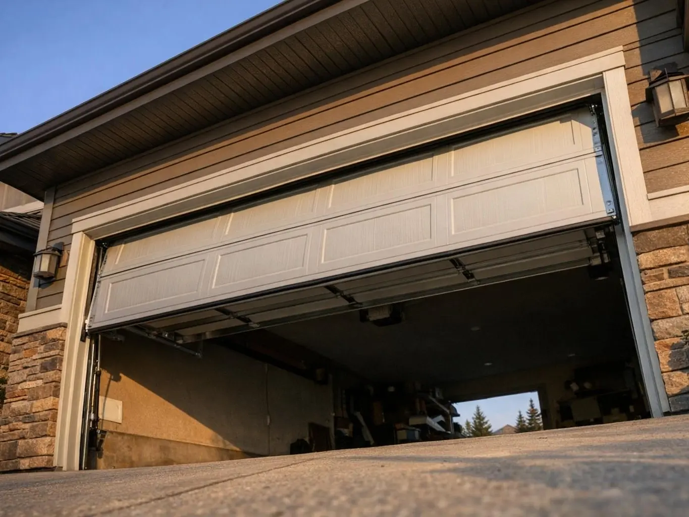 Residential Garage Door Installation in Stony Plain by StAlbertGaragedoors.ca